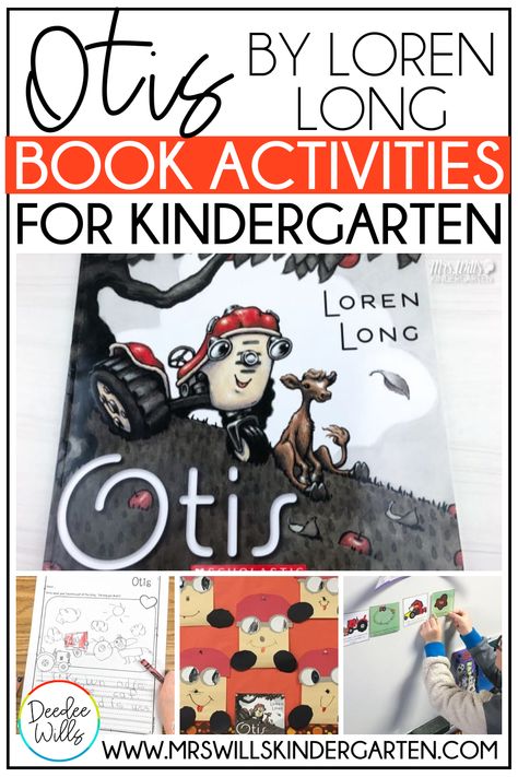 These Otis Book activities are perfect for kindergarten and 1st grade. Using this fall read aloud, students can practice story retell, share their opinions about the story and even do an Otis craft. Read Aloud With Craft, Story Retelling Activities Kindergarten, Retell Story Activities First Grade, Prek Story Retelling, Escargot Book Activities, Kevin Henkes Author Study First Grade, Comprehension Lesson Plans, Fall Lesson Plans, Literature Lessons