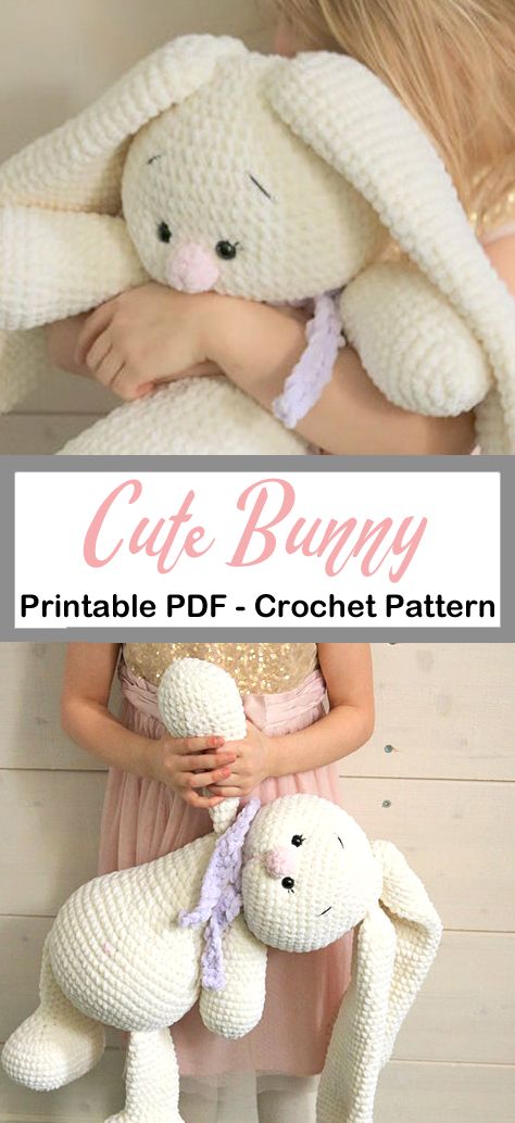 Crochet Amigurumi Gift Ideas, Large Crochet Stuffed Animals Free Pattern, Large Crochet Bunny Free Pattern, Crochet Stuffed Bunny Free Patterns, Big Plushie Crochet Pattern Free, Big Yarn Crochet Stuffed Animals, Large Crochet Amigurumi Free Patterns, Bernat Blanket Yarn Patterns Crochet Stuffed Animals, Crochet Jumbo Plushies Pattern Free