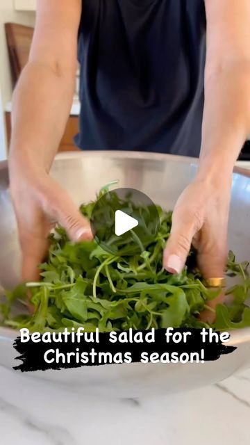 Judy Pigott on Instagram: "Love the seasonal salads! Very colorful Christmas wreath salad with pears, Arugula and pomegranate! Love it!" Christmas Wreath Salad, Wreath Salad, Colorful Christmas Wreath, Salad With Pears, Christmas Salads, 2023 Love, Beautiful Salad, Seasonal Salad, Colorful Christmas