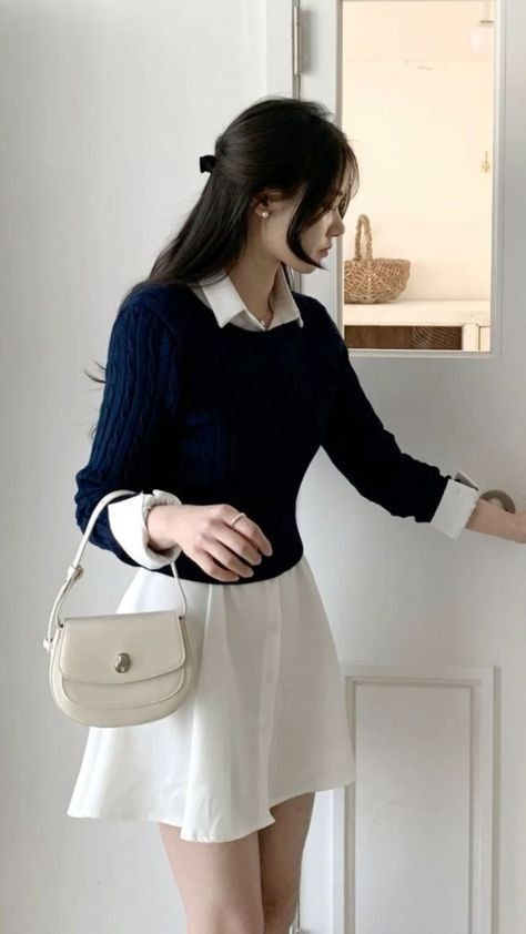 Chique Outfits, Everyday Fashion Outfits, Classy Work Outfits, 가을 패션, Fancy Outfits, Korean Outfits, Girly Outfits, Casual Style Outfits, Preppy Outfits