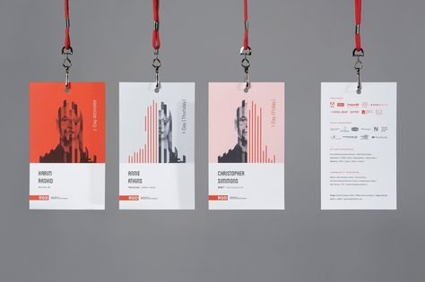 DesignThinkers: Branding for Canada’s largest annual conference for the design industry | Creative Boom Identity Card Design, Conference Branding, Employees Card, Name Tag Design, Team Management, Name Card Design, Collateral Design, Ticket Design, Conference Design