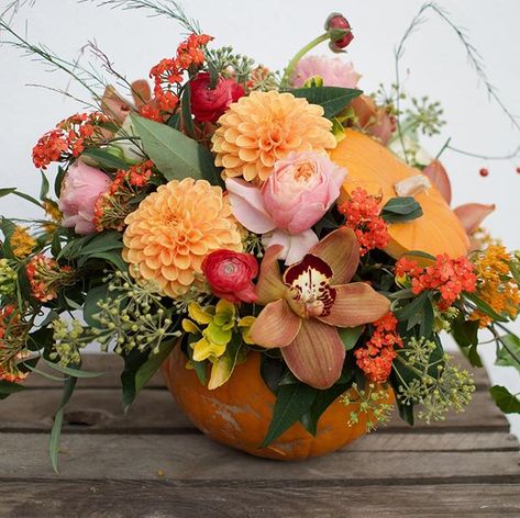 Pumpkin Arrangements, Ceramic Pumpkin, Pumpkin Fall, Fall Flowers, Flowers