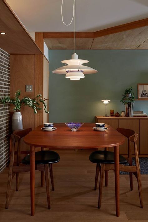 Dining Lighting Ideas, Poul Henningsen, Apartment Inspiration, Interior Inspo, Modern Interior Design, Danish Design, House Inspiration, House Rooms, Room Interior