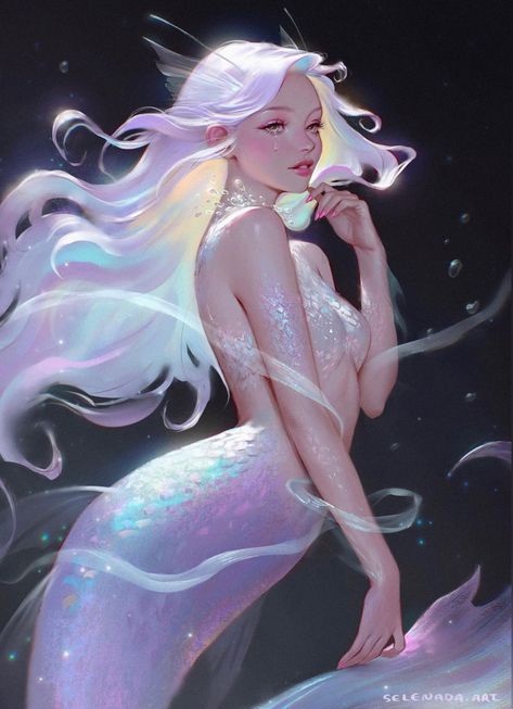 Mermaids Fantasy Art, Mermaid Pose, Lovely Song, Mermaid Artwork, Fantasy Mermaids, Siren Mermaid, Mermaid Painting, Mermaid Pictures, Purple Mermaid