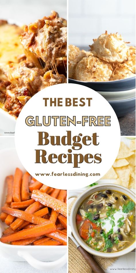 Cheap Gf Df Meals, Budget Meal Planning Gluten Free, Cheap Gluten Free Dinners For A Family, Cheap Gluten Free Meals Budget, Cheap Gf Meals, Cheap Easy Gluten Free Meals, Budget Friendly Gluten Free Meals, Cheap Paleo Meals Budget, Low Cost Recipes