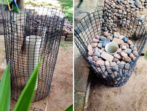 Gabion Planters, Gabion Cages, Rock Planters, Front Porch Ideas Australia, Farmhouse Front Porches, Front Porch Ideas Curb Appeal, Front Porch Ideas For Mobile Homes, Small Front Porches, Garden Rooms