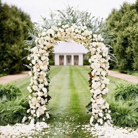 Look for Metal Wedding Arches at efavormart for your special occassion. Decorate with flowers or Flowing Cloth to add a touch of elegance! Metal Wedding Arch, Wedding Ceremony Ideas, Flowers And Greenery, Arch Decoration, Wedding Arbour, Wedding Altars, Arch Decoration Wedding, Ceremony Arch, Floral Arch