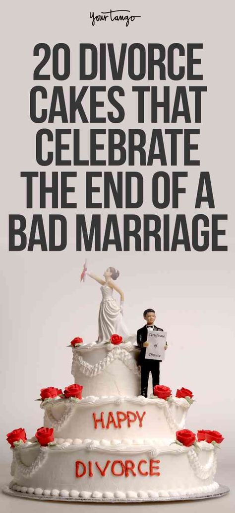 Divorce is hard, but for many, it's a time to celebrate. Just like you had a wedding cake on your big day, why not have a divorce cake to make things final? Here are 20 creative divorce cakes to inspire your divorce party.#divorce #cakes #badmarriage #moving on Divorced Cake For Women, Divorce Cakes For Him, Funny Divorce Cakes, Divorce Shower Ideas, Just Divorced Cake, Happy Divorce Cake, Just Divorced Party, Divorce Cookies Funny, Divorce Cakes For Women Funny