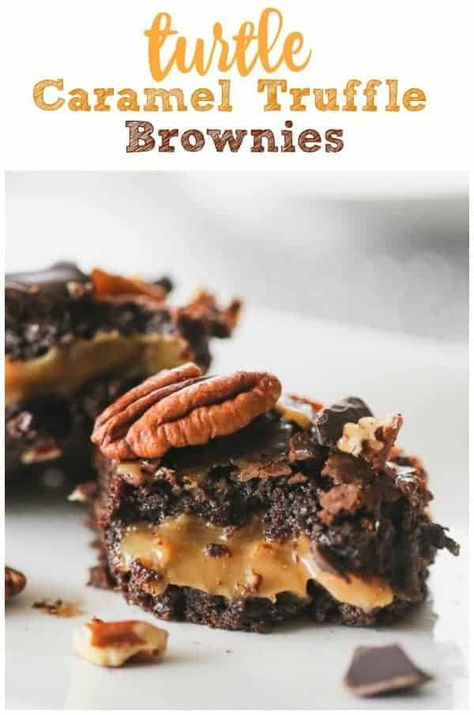 These loaded caramel brownies are packed with rich caramel, chocolate, and pecans! This easy-to-make recipe creates the ultimate indulgence with a caramel layer baked right into the brownies. For the ultimate sweet and salty combo, top them with salted caramel brownies and enjoy with a scoop of ice cream or drizzle on some caramel icing for a next-level treat! Brookie Cups, Stuffed Brownies, Homemade Brownies Easy, Brownie Recipes Healthy, Fudgy Brownie Recipe, Easy Snacks For Kids, Caramel Icing, Best Chocolate Desserts, Keto Chocolate Chip Cookies