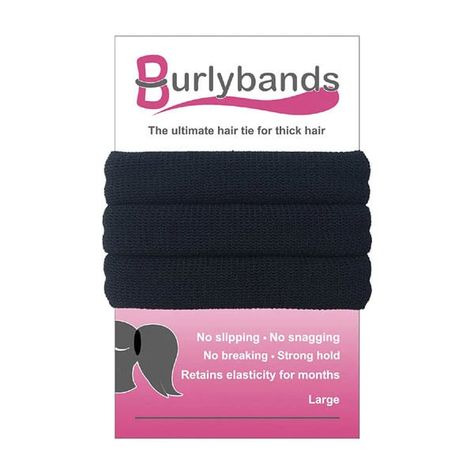 Burlybands - The Ultimate Hair Tie for Thick, Heavy, Curly Hair Best Hair Ties, Curly Hair Accessories, Sport Hair, Wild Hair, Brown To Blonde, Good Hair Day, Hair Elastics, Strong Hair, Ponytail Holders