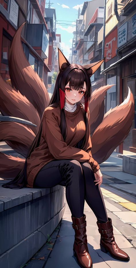 Game: Azur Lane Azure Lane, Fox Girl, Azur Lane, Kantai Collection, Monster Girl, Star Rail, Cute Anime Character, Anime Images, Manga Art