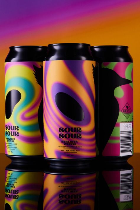 Artistic Shapes in Graphic Design Packaging Energy Drinks Packaging, Supplements Packaging, Drinks Packaging Design, Drinks Brands, Branding Design Packaging, Beer Brands, Beer Packaging, Beer Design, Drinks Design