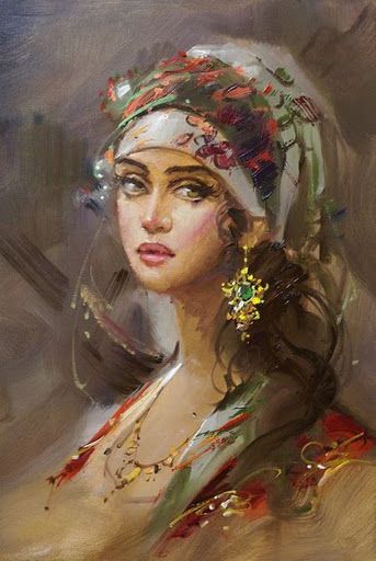 remzi taskiran art | Florilège: REMZI TASKIRAN - PEINTRE - TURQUIE متحف فني, Galleria D'arte, Arabian Art, Soyut Sanat Tabloları, Eastern Art, Turkish Art, Arte Fantasy, Woman Painting, Portrait Art