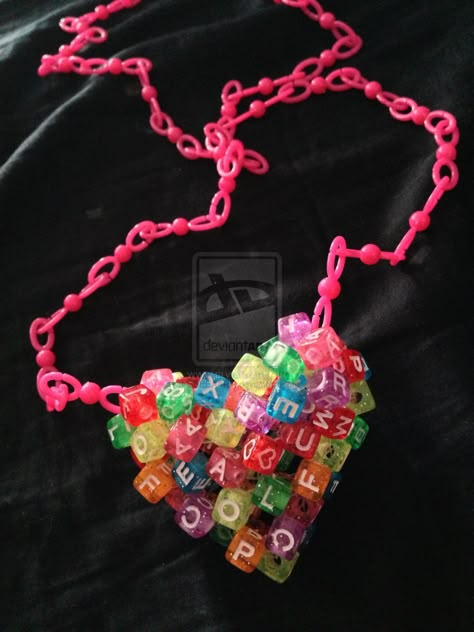 Kandi Heart, Heart With Letter, 3d Kandi, Scene Kandi, Kandi Cuff Patterns, Kandi Necklace, Kandi Inspo, Diy Kandi Bracelets, Diy Kandi