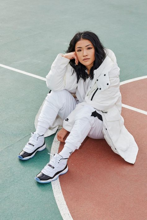 Concord Bred 11 Outfit, Air Jordan 11 Outfit Woman, Jordan 11 Concord Outfit, Concord 11 Outfit, Outfits With Air Force Ones Baddie, Concord 11, 4s Outfit, Outfits Aesthetic Grunge, Outfits With Air Force Ones