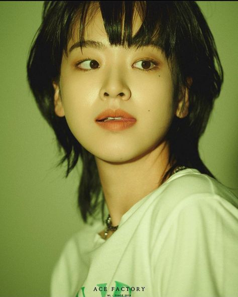 Photoshoot lee joo-young for ace factory posted on her instagram Lee Joo Young, Super Short Haircuts, Hair Cuts For Women, 얼굴 그리기, People Poses, Super Short Hair, Body Reference Poses, Girl Haircuts, Pose Reference Photo