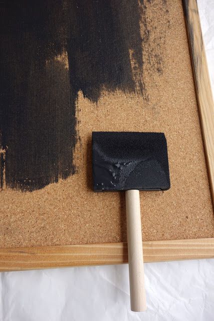 blah to TADA! Painting Corkboard Diy, How To Paint Corkboard, Diy Corkboard Ideas, Cork Board Makeover Diy, Paint Corkboard, Painting Cork Board, Painted Cork Board Ideas, Painted Corkboard, Painting A Cork Board