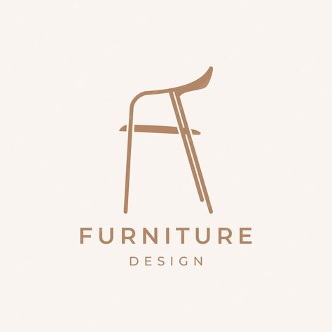 Premium Vector | Chair furniture interior logo design illustration line art design Chair Logo Design, Logo For Furniture, Sage Furniture, Furniture Store Logo, Interior Logo Design, Illustration Line Art, Chairs Logo, Logo Design Illustration, S Logo Design