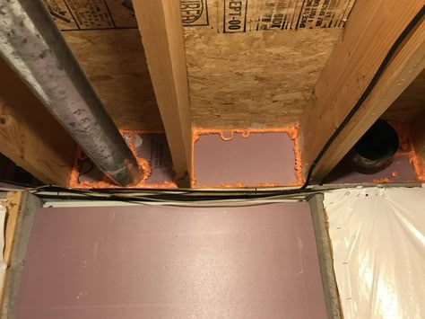 Digging Basement Deeper, Cover Basement Insulation, Insulating Rim Joists, Insulate Basement Rim Joists, Covering Insulation In Basement, Seal Basement, Insulating Basement Rim Joists, Basement Insulation Ideas, Semi Finished Basement