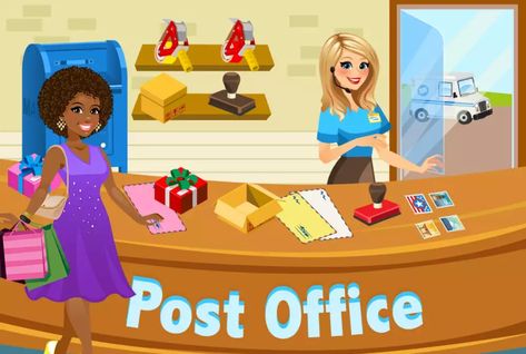 Video Game: Post Office & Mail Carrier Mail Carrier, Post Office, Video Game, Video Games, Family Guy, Illustrations