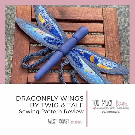 dragonfly wings by twig and tale Dragonfly Sewing Pattern, Twig And Tale, Beautiful Dragonfly, Dragonfly Wings, Patterns Sewing, Crafts Ideas, Little Dresses, Sewing Pattern, Sewing Patterns