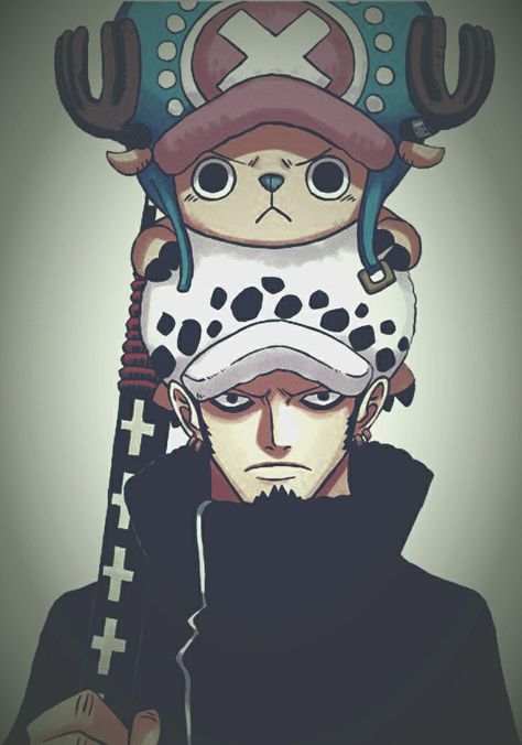 Law and chopper Chopper And Law, Law And Chopper, One Piece Chopper, Trafalgar Law, Chopper, Iphone Wallpaper, One Piece, Water, Anime