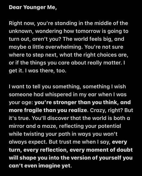 About two days ago, I came across a post of Victor C. Ewurum post. He asked in his post “If you could write a letter to your younger self, preparing him/her for tomorrow, the remaining few months maybe next year, what would you say?” - This is Day 26, cheers to the future, goodbye to the past. - - - #danieldaska #ArtisticVoyage #SketchbookChronicles #paintingpallete #creativequest #dailyart #artisticgrowth #365dayschallenge #artjournal #drawingdaily #dailysketch #artfuldailychallenge #creativ... Letter For Younger Self, Letters To My Younger Self, Letter For My Self, Message To Younger Self, Writing Letter To Future Self, Letter To Past Self, Letter To My Self, Letter To My Younger Self, To My Younger Self