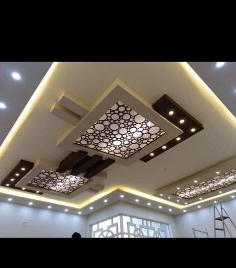 False Ceiling Design For L Shaped Hall, L Shape Hall Pop Ceiling Design Modern, L Shape False Ceiling Designs For Hall, L Shape Pop Ceiling Design, L Shape Hall Fall Ceiling Designs, Long Wall Decor, School Wall Decoration, Hall Ceiling, Pop Design For Hall