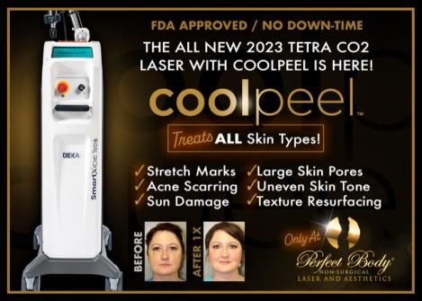 Tetra CoolPeel C02 Laser Body Laser, For Skin Tightening, Kenzzi Ipl Laser Hair Removal Handset, Skin Pores, Long Island New York, Long Island Ny, Skin Tightening, Uneven Skin Tone, Body Contouring