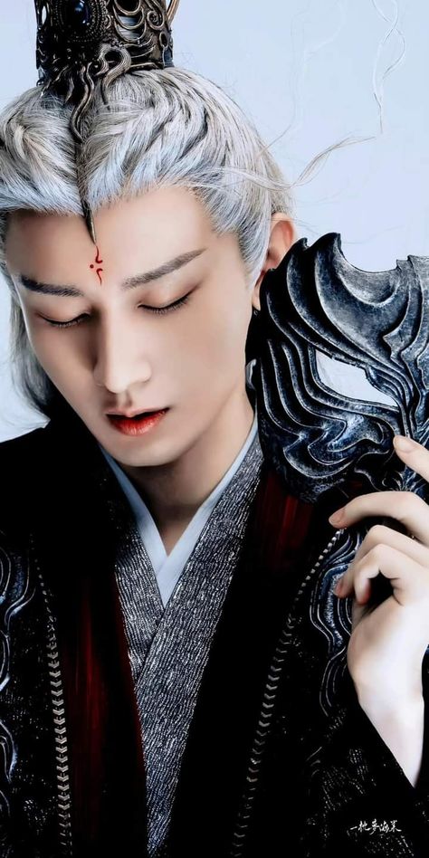 Chen Yi, Darren Wang, Immortal Samsara, China Movie, Chinese Historical Drama, Asian Film, Historical Drama, White Hair, Asian Men