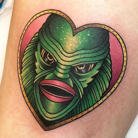 Creature From The Black Lagoon by @chase_tattoos at @tildeathdenver in Denver, Colorado. #creaturefromtheblacklagoon #monster #creature… No Vanity Tattoo, Black Lagoon Tattoo, Creature Of The Black Lagoon, Lagoon Tattoo, Universal Monsters Art, Abstract Tattoo Ideas, Monsters Art, Monster Tattoo, Creature From The Black Lagoon