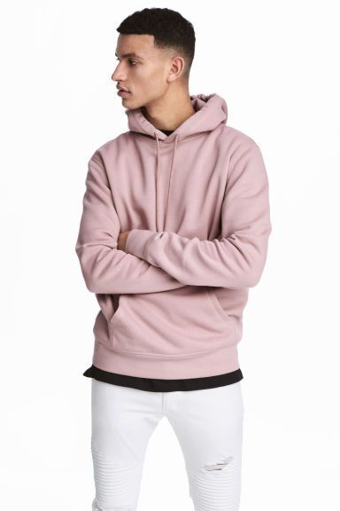 Suéter (Salmón o Rosa) Outfit Hombre, Pink Men, Long Sleeve Jumper, Hooded Top, Neck Hoodie, Sweatshirt Fabric, Brave Soul, Hoodie Outfit, Hooded Tops