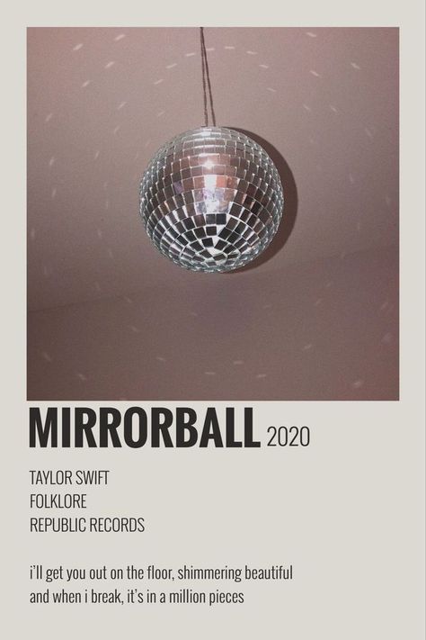 Mirrorball Taylor Swift, Taylor Swift Discography, Taylor Songs, Estilo Taylor Swift, Taylor Swift Posters, All About Taylor Swift, Mirror Ball, Taylor Swift Album, Taylor Swift Wallpaper