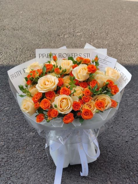 Orange Roses Bouquet Floral Arrangements, Orange Flowers Bouquet, Orange Roses Bouquet, Yellow Roses Bouquet, Orange Rose Bouquet, Flower Boquet, Orange Bouquets, Luxury Flower Bouquets, Virtual Flowers