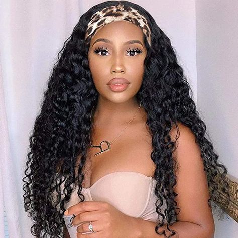 Headband Wig Human Hair Curly Headband Wig Glueless None Lace Front Human Hair Wigs for Black Women (25 Inch): Amazon.com.au: Home Curly Headband Wig, Brazilian Hair Wigs, Indian Human Hair, Headband Wig, Natural Human Hair, Curly Human Hair Wig, Hair Brands, Wig Human Hair, Headband Wigs