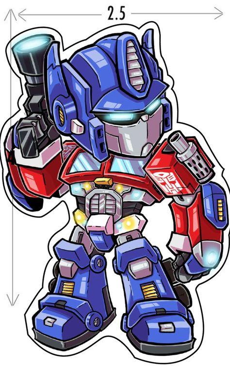 Chibi Transformers, Optimus Prime Printable, Transformers Chibi, Transformers Birthday Parties, Transformer Birthday, Transformers Rescue Bots, City Cartoon, Transformers Optimus, Transformers Optimus Prime