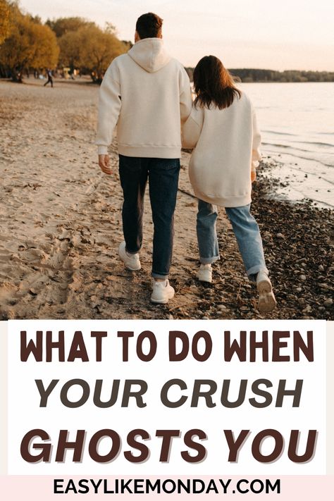 What to Do When Your Crush Ghosts You. If someone you like has ghosted you, you're not alone. Here's how to deal with being ghosted. We're unpacking exactly what to do when someone you like ghosts you, what to do when your crush ignores you, or what to do when someone you like stops talking to you. These must-know dos and don’ts of getting ghosted will help you deal with confusion after someone you’re dating stops reaching out and help you deal with the mix of emotions it brings while dating. Getting Ghosted, Being Ghosted, Inexpensive Date, Breakup Advice, When Your Crush, Dos And Don'ts, Finding Your Soulmate, You're Not Alone, Good Dates