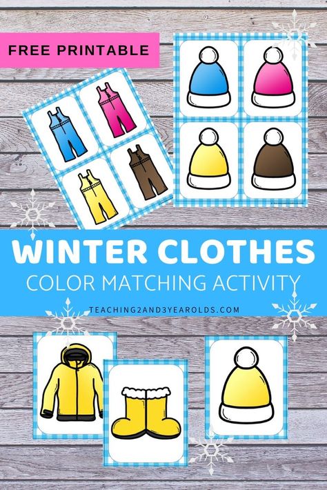 Winter Weather Toddler Activities, Winter Wear Activities For Toddlers, What Do We Wear In Winter Preschool, Winter Weather Activities For Toddlers, Winter Language Activities For Toddlers, Winter Clothes Theme Preschool, Winter Wear Activities Preschool, Winter Clothing Activities For Toddlers, Winter Clothing Activities For Preschool