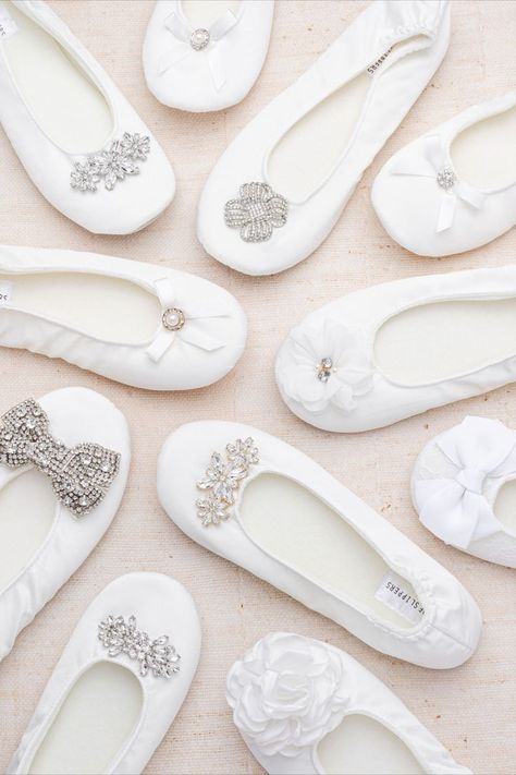 Comfortable Reception Shoes, White Elegant Synthetic Slippers, Comfy Wedding Slippers, White Non-slip Flat Heel Slippers, Dancing Slippers Wedding, Bride Slippers Getting Ready, Ballet Wedding Shoes, Silk Slippers, Silk Dancing