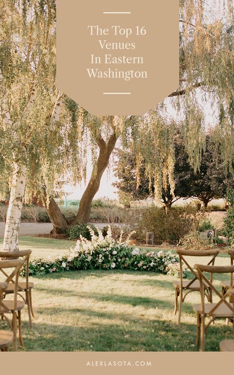 Eastern Washington Wedding Venues Washington State Wedding Venues, Expensive Party, Washington Beaches, Washington Wedding Venues, Airbnb Wedding, Eastern Washington, Washington Wedding, Washington Weddings, Photographers Life