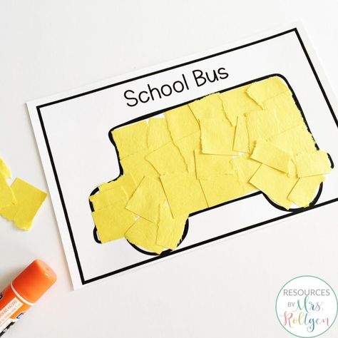 Back-to-School Fine Motor Activities School Bus Crafts, Bus Crafts, Welcome To School, School Lesson Plans, Back To School Art, First Day Of School Activities, School Week, Back To School Crafts, Beginning Of The School Year