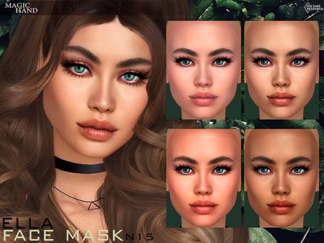 Sims 4 Face Mask, Sims 4 Skintones, Female Face Mask, Skin Details, Sims 4 Game Mods, Sims 4 Cc Skin, Female Face, Sims 4 Game, Ts4 Cc