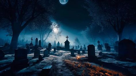 Cemetery Backgrounds, Graveyard Wallpaper, Movie Editing, Graveyard Laptop Wallpaper, Scary Ghost Videos, Purple Cemetery Aesthetic, Haunted Graveyard, Graveyard Scene, Ghost Videos