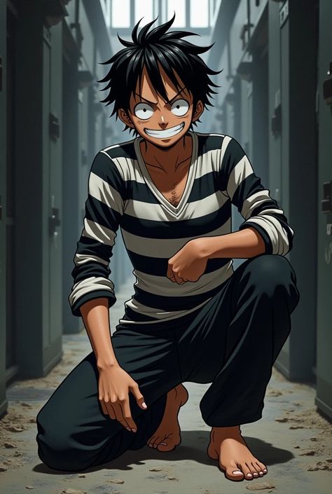 Luffy Grandfather, Older Luffy, Luffy Sitting, Pirate King Luffy Fanart, Monkey D Luffy Older, Luffy Deviantart, Monkey D Luffy, One Piece