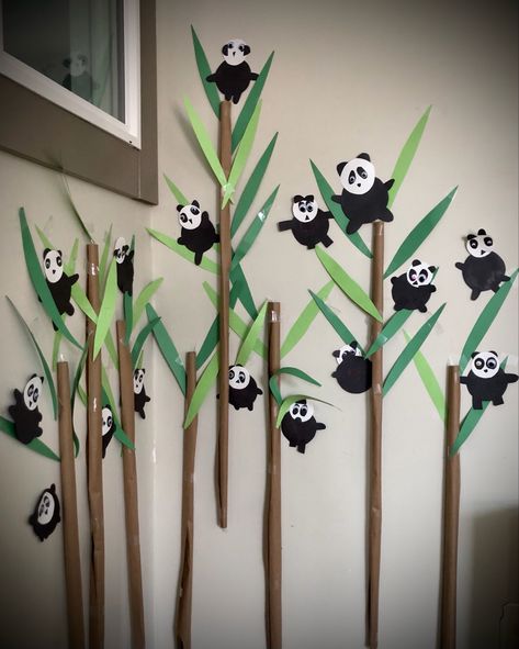 China Decorations For Classroom, Asia Themed Classroom, China Eyfs Activities, China Classroom Decorations, Japan Classroom Decor, Panda Crafts Preschool, Japan Decorations For Classroom, China Eyfs, Japan Party Decorations