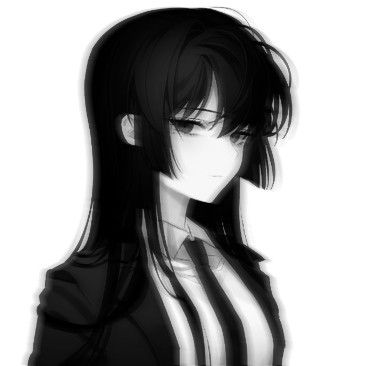 Aesthetic Anime Girlies, Anime Ppf Black, Emo Anime, Girl Pfps, Manga Girl Icon, Animr Girl Pfp, Anime Girlies, Pfp Black And White Girl, Black Hair Anime Girlicon