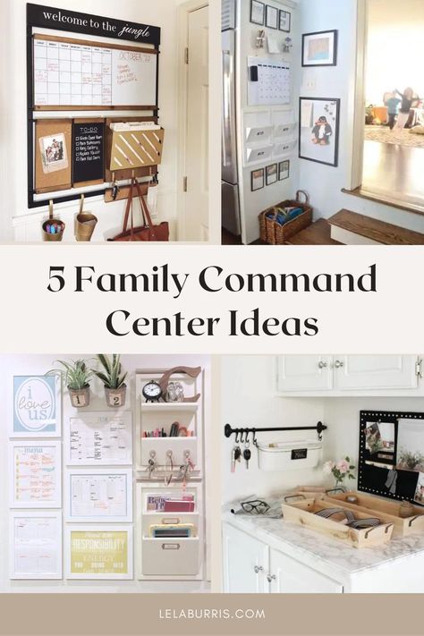 easy family command center setup Kitchen Command Center Wall, Family Calendar Organization, Family Command Center Ideas, Family Calendar Wall, Wall Calendar Organizer, Family Command Center Wall, Command Center Ideas, Family Organization Wall, Kitchen Wall Organizer