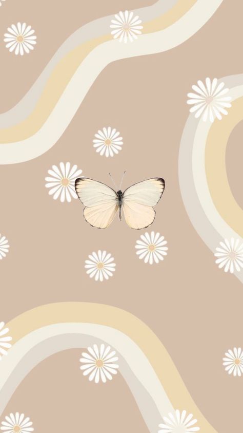 Butterfly Drawing Wallpaper, Aesthetic Wallpaper Butterflies, Butterfly Art Wallpaper, Clouds Wallpaper Iphone, Background Baby, Peach Wallpaper, Butterfly Background, Butterfly Wallpaper Iphone, Drawing Wallpaper