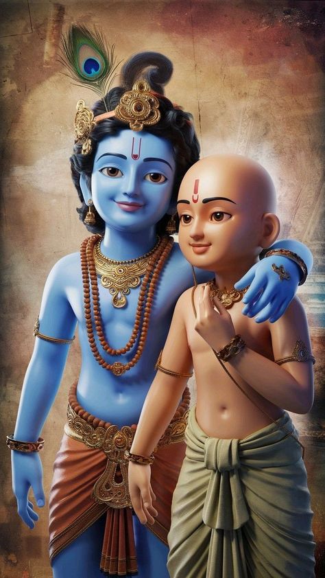 Shree Krishna And Sudama, Krishna Sudama Images, Sudama And Krishna, Krishna And Sudama, Beautiful Images Hd, Krishna Sudama, Photos Of Lord Krishna, Mahadev Parvati, Krishna Mahadev