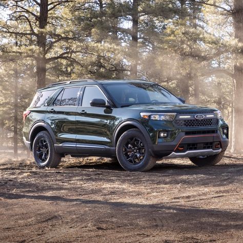 The New 2021 Explorer Timberline, the most capable Explorer ever New Ford Explorer, Ford Sport, Ford Suv, Ford Logo, Bronco Sports, Overland Vehicles, All Terrain Tyres, Subaru Outback, Ford Motor Company